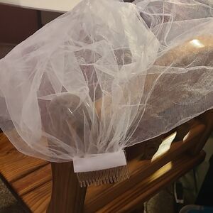 Chic White Tulle Table Skirt for Parties